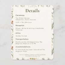 Mariage Floral de Fleur Sauvage Rustique