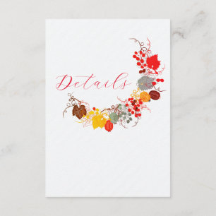 Carte D'accompagnement Mariage Français Kissed Sweet Berry Raisins