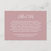 Mariage moderne minimaliste rose