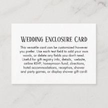 Mariage personnalisé do-it-yourself simple Noir & 