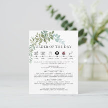 Mariage Rustique Aquarelle Eucalyptus Vert Doux