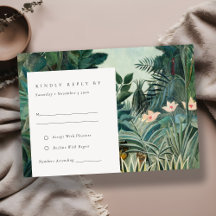 Mariage rustique Exotique Tropical Pluie Forêt RSV