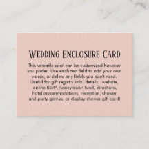 Mariage simple do-it-yourself personnalisé rose pâ