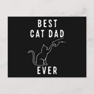 Carte D'accompagnement Meilleur Papa Chat du Monde Papa Chat Paw Coup de 