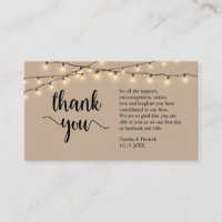 Merci mariage, Russe moderne Brown Kraft