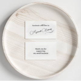 Carte D'accompagnement Mini-artisanal avec Merci d'amour