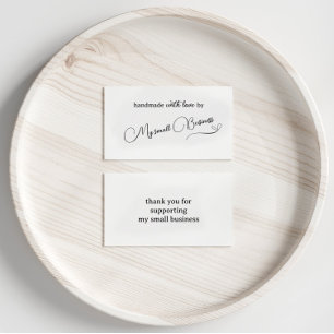 Carte D'accompagnement Mini-artisanal avec Merci d'amour