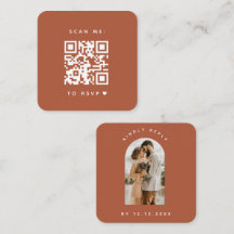 Miniature en terre cuite Arch Photo QR Code RSVP L