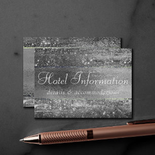 Carte D'accompagnement Minimalisme clinquant Informations sur l'hôtel S