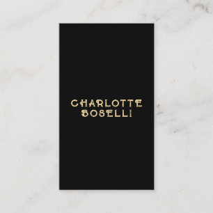 Carte D'accompagnement Minimaliste Classique Professionnel Couleur Noir O