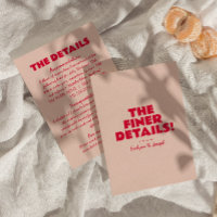 Moderne coloré Gras brillant Unique Détails Mariag