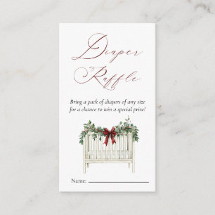 Carte D'accompagnement Moderne Cute Elegant Père Noël Baby Baby shower