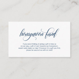 Carte D'accompagnement Moderne et élégant Fonds pour lune de miel Mariage