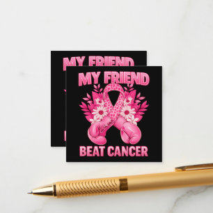 Carte D'accompagnement Mon ami a vaincu le cancer