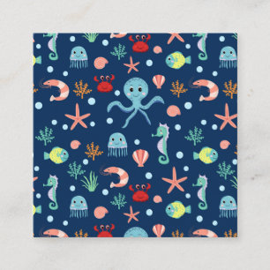 Carte D'accompagnement Monde marin