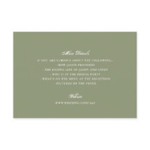 Moss Green Formal Classic Mariage élégant