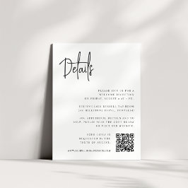Carte D'accompagnement Noir | Détails du Mariage tout-en-un de script mod