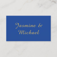 Noms de couple de calligraphie chic adorables bleu