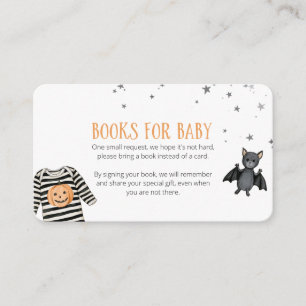 Carte D'accompagnement Nos petits livres Boo pour Baby Shower