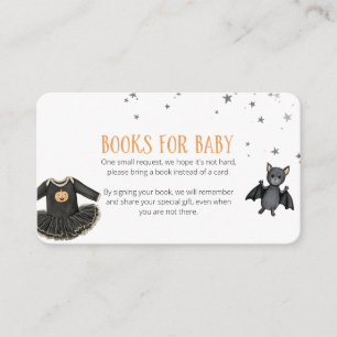 Carte D'accompagnement Nos petits livres Boo pour Baby Shower