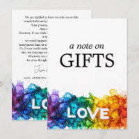 🌈 note cadeau LGBTQ peint avec amour