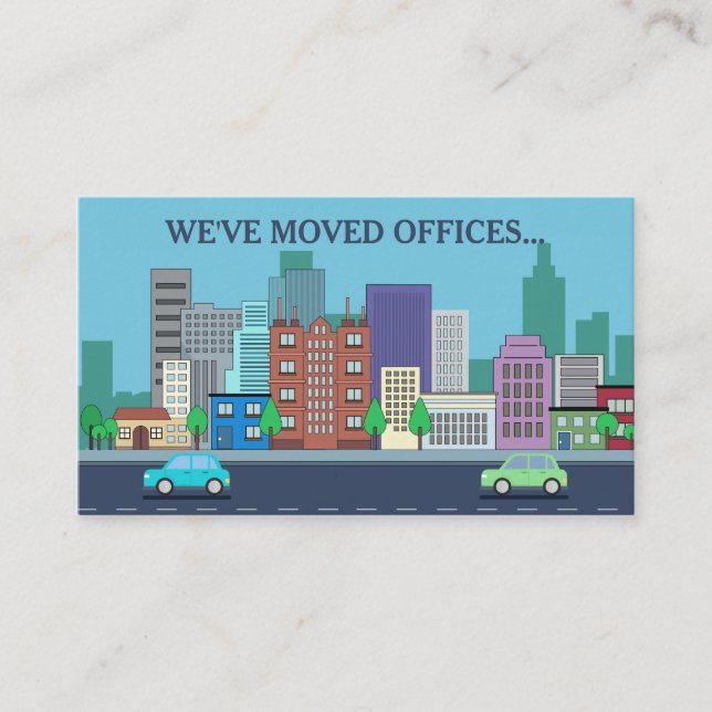 Carte D'accompagnement Nouveau changement d'adresse d'Office (Devant)