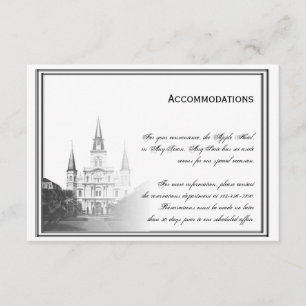 Carte D'accompagnement Nouvelle-Orléans Destination Mariages Hébergements