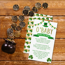 Carte D'accompagnement O'Baby St. Patrick's Day Baby shower Demande de ré