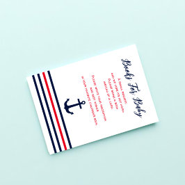 Carte D'accompagnement Ohé C'est Un Garçon Livres Marins Pour Bébé