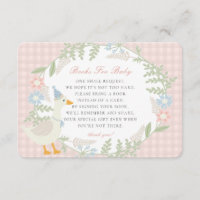 Oie soie rose En vichy livres floraux pour bébé