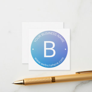Carte D'accompagnement Ombre de fond bleu et violet avec texte modifiable
