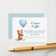 On Peut Attendre Teddy Bear Blue Diaper Raffin