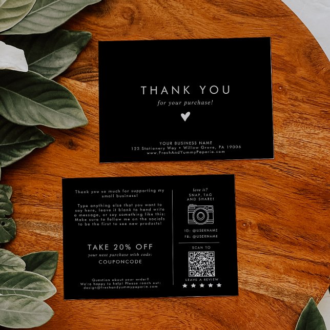 Carte D'accompagnement Ordre de Merci des petites entreprises noires (Créateur téléchargé)