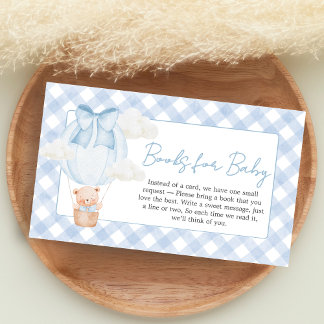 Carte D'accompagnement Ours Bleu à peine attendre Livres pour bébé pour B