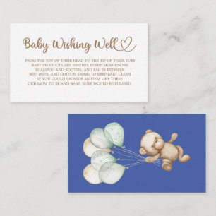 Carte D'accompagnement ours en peluche, ours de bébé, Baby shower, bien d