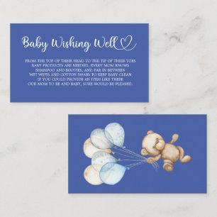 Carte D'accompagnement ours en peluche, ours de bébé, Baby shower, bien d
