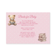 Ours en peluche rose pastel - Livres pour bébé
