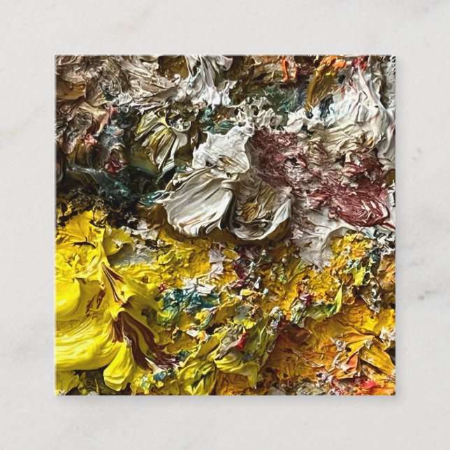 Carte D'accompagnement Palette de l'artiste #1 (Devant)