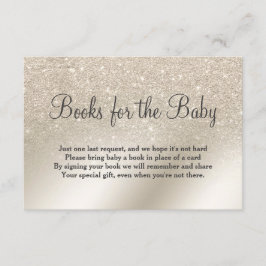 Carte D'accompagnement parties scintillant d'ivoire perlé ombre apporter 