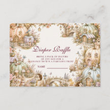 Pastel Pumpkin Village Diaper Raffle