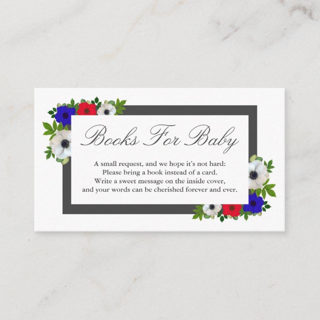 Carte D'accompagnement Patriotic Panda Anemone Livres Pour Baby Card (Devant)