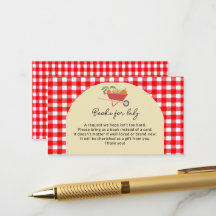 Pays Cultivé localement Red En vichy Baby shower