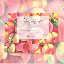 Carte D'accompagnement Peaches - Date idées nuit \ Date jar