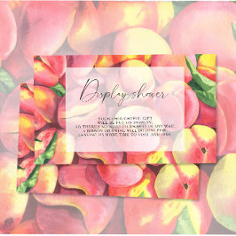 Carte D'accompagnement Peachs - Display douche