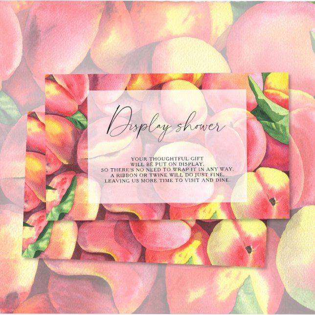 Carte D'accompagnement Peachs - Display douche (Créateur téléchargé)