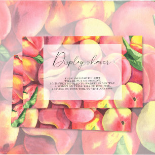 Carte D'accompagnement Peachs - Display douche