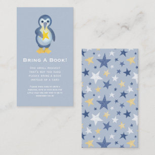 Carte D'accompagnement Penguin d'hiver North Star Demande de réservation 