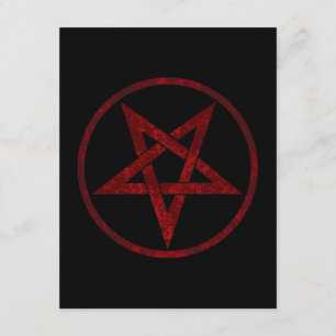 Carte D'accompagnement Pentagramme du Diable Rouge