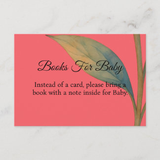 Carte D'accompagnement Peony In Bloom Books For Baby