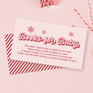 Carte D'accompagnement Père Noël Baby Christmas Baby shower Demande de ré